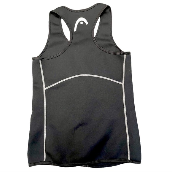 head, sauna suit, size large, waist trainer, weight loss top, - Picture 3 of 3
